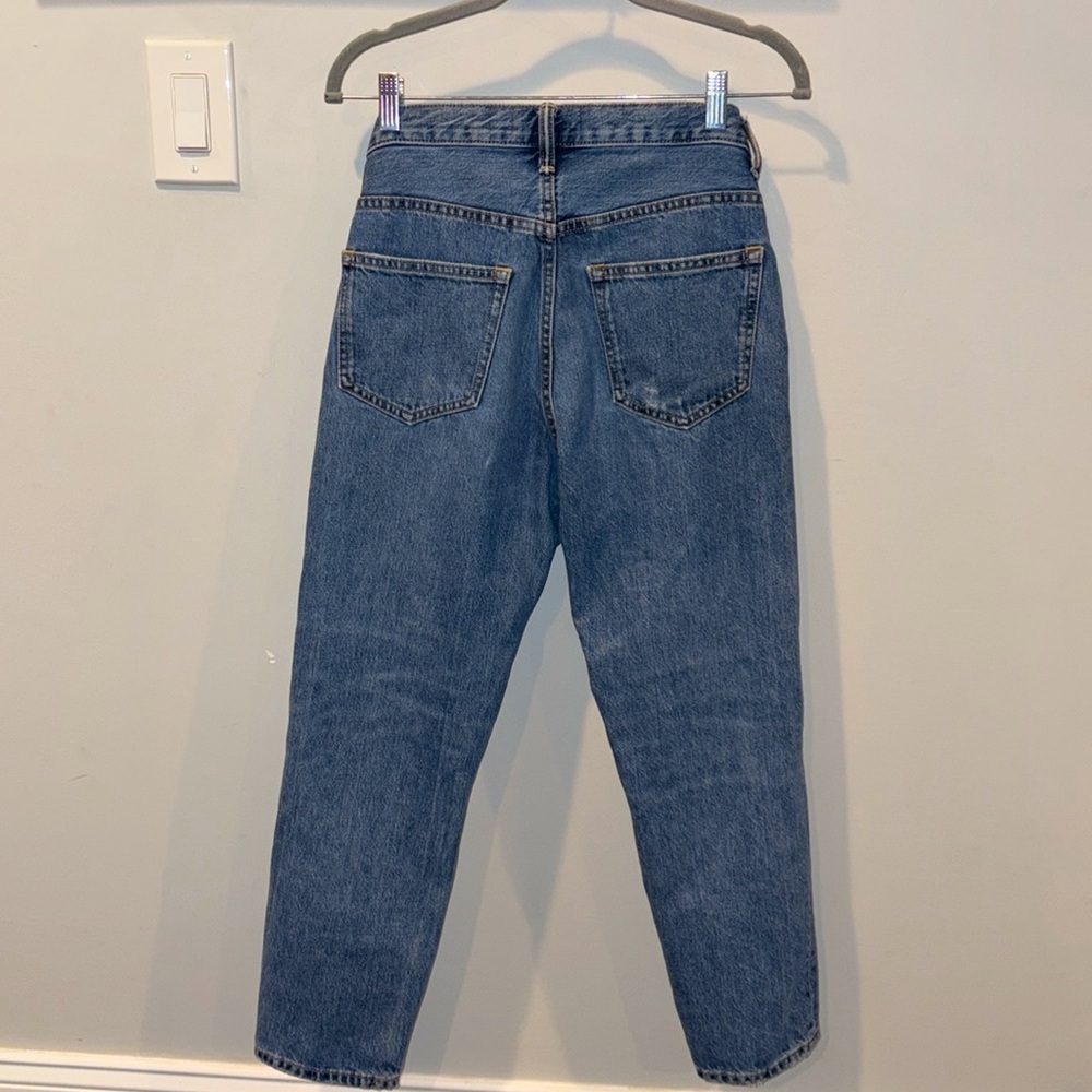 Everlane O-S Relaxed Boyfriend Button Fly Jean Size 27 Medium Wash - Picture 10 of 14